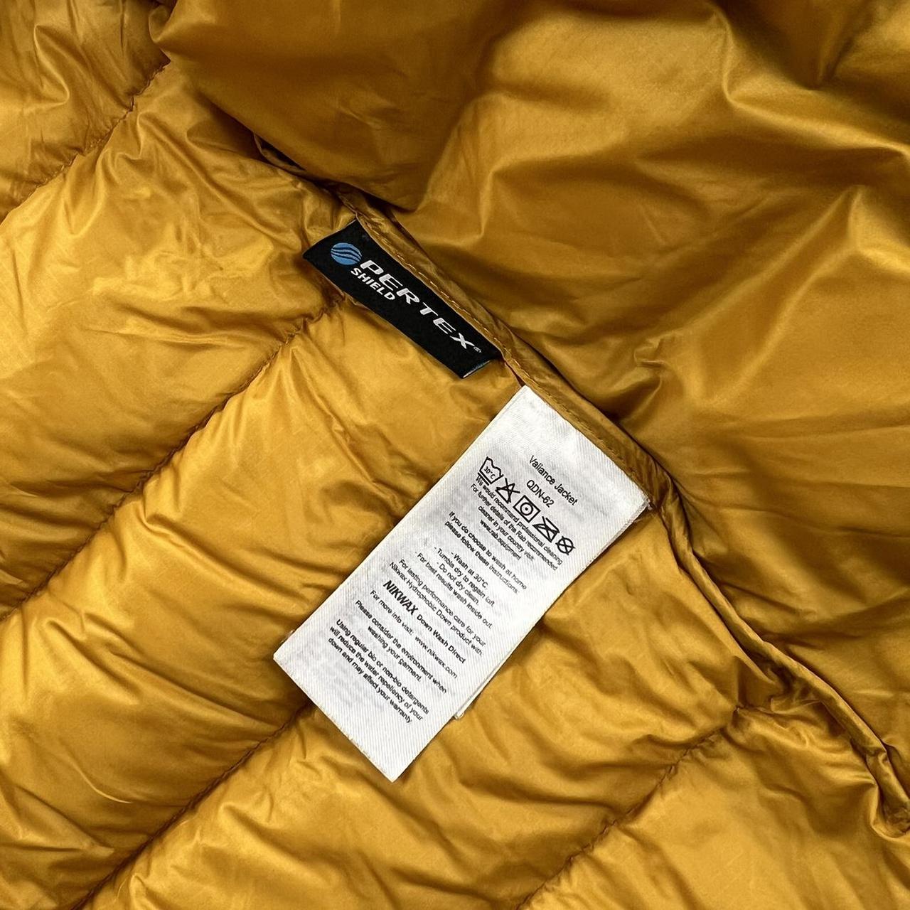 Rab Valiance Pertex Shell Jacket In Grey & Yellow