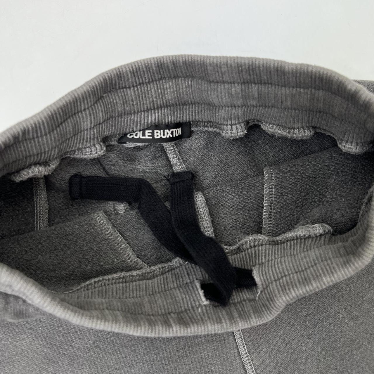Cole Buxton Warm Up Tracksuit Bottoms In Dark Grey