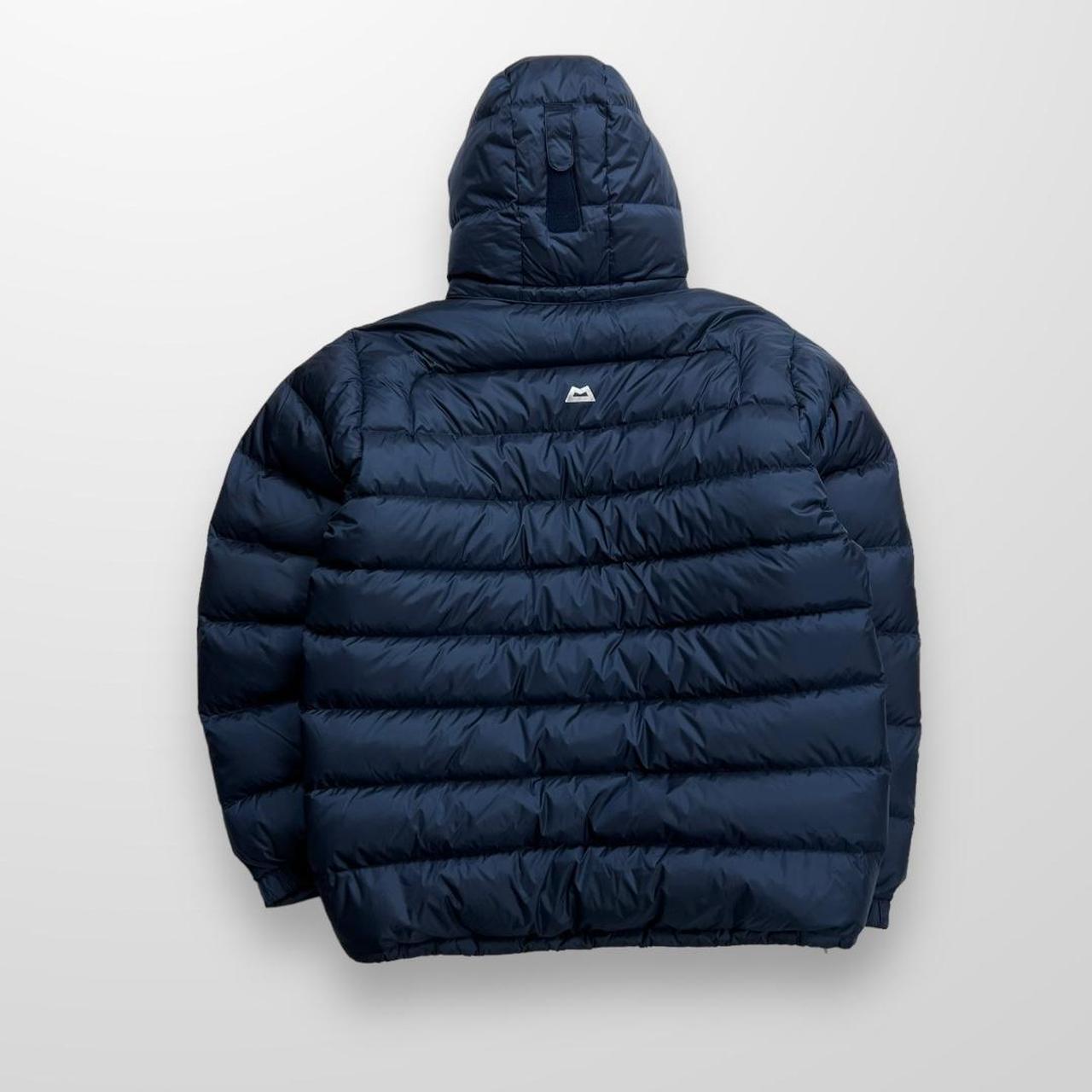 Mountain Equipment Lightline Puffer Jacket In Navy & Orange