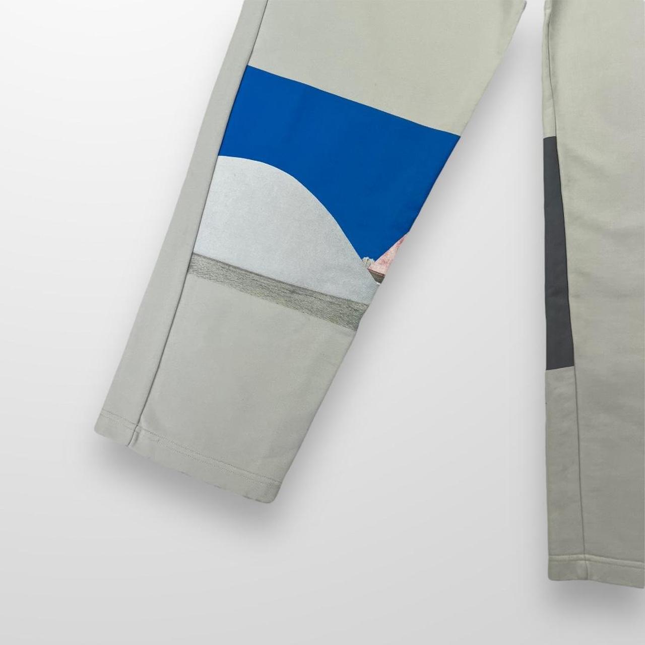 A-COLD-WALL ACW Embroidered / Printed Logo Organic Cotton Tracksuit Bottoms In Chalk White