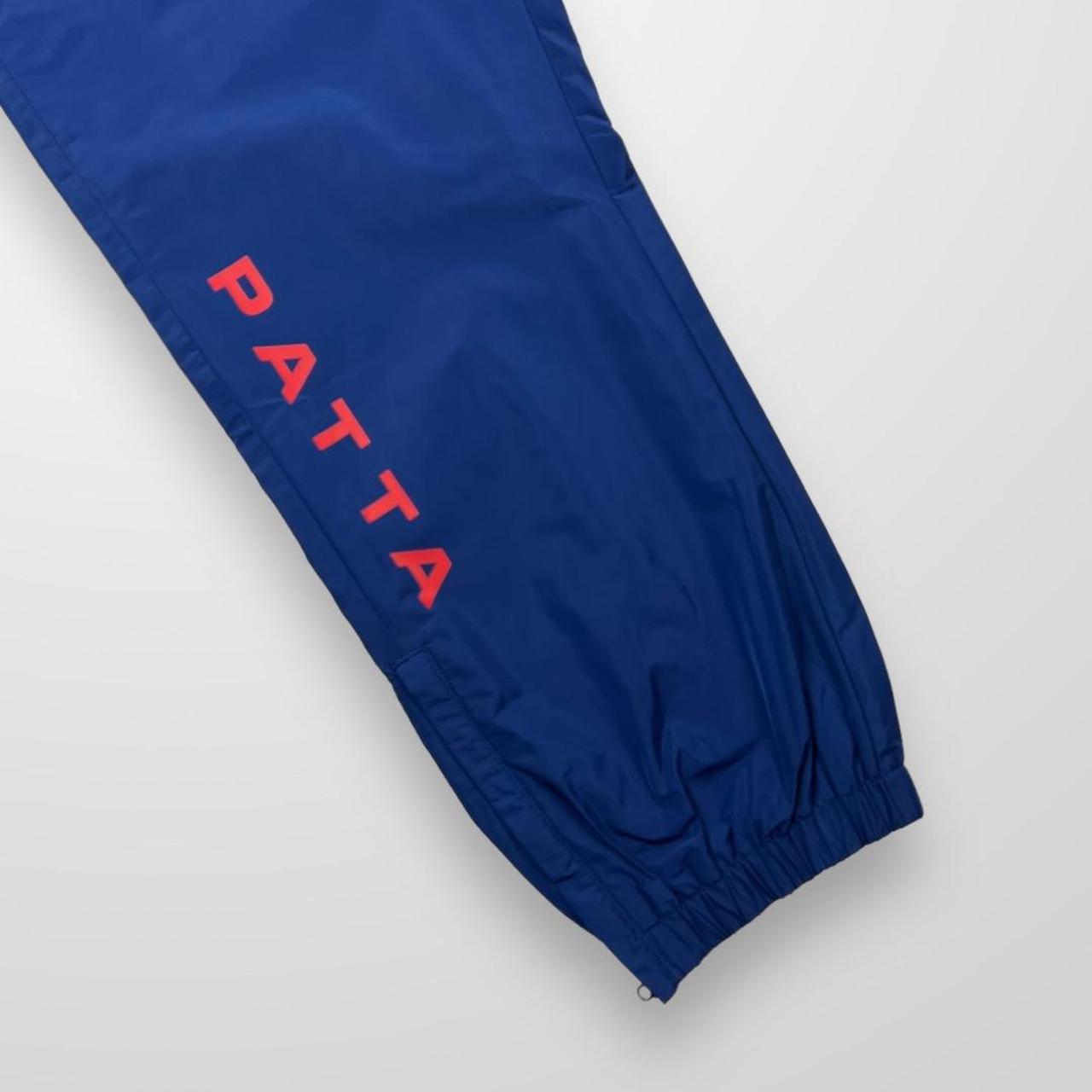 Patta Shell Tracksuit Bottoms / Track Pants In Blue & Red