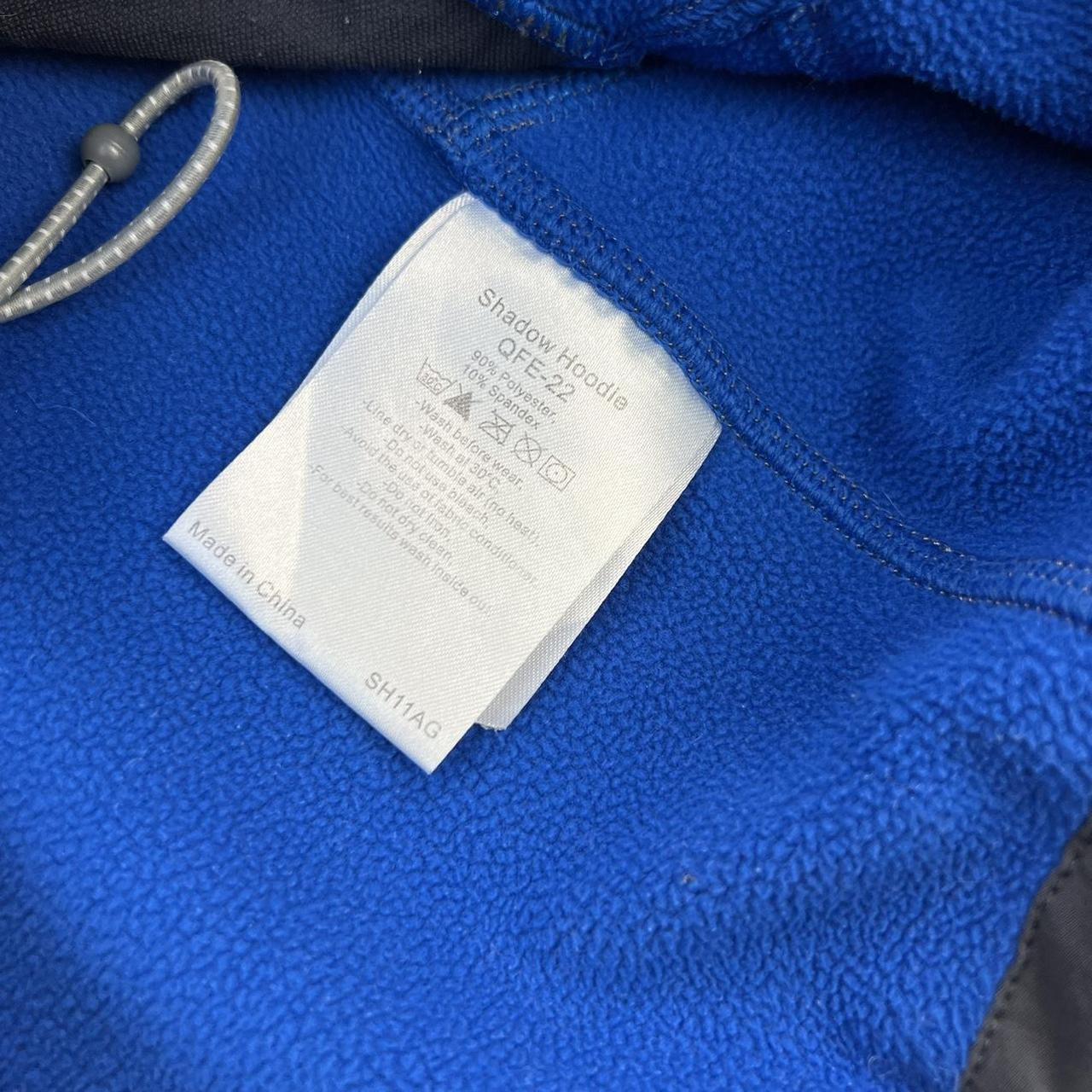 Rab Shadow Hoodie In Blue & Grey Contrast Stitching