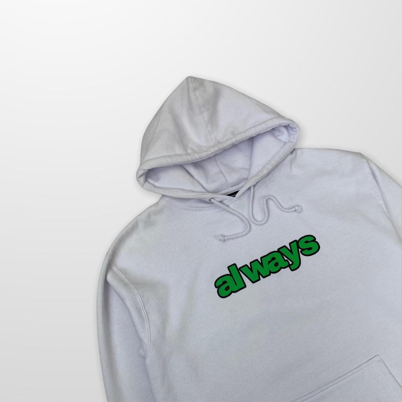 ADWYSD Hoodie In White & Green