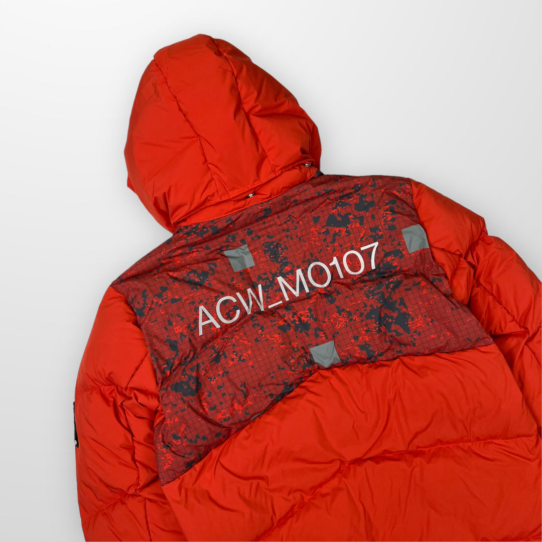 ACW A COLD WALL Panelled Puffer Jacket In Rust