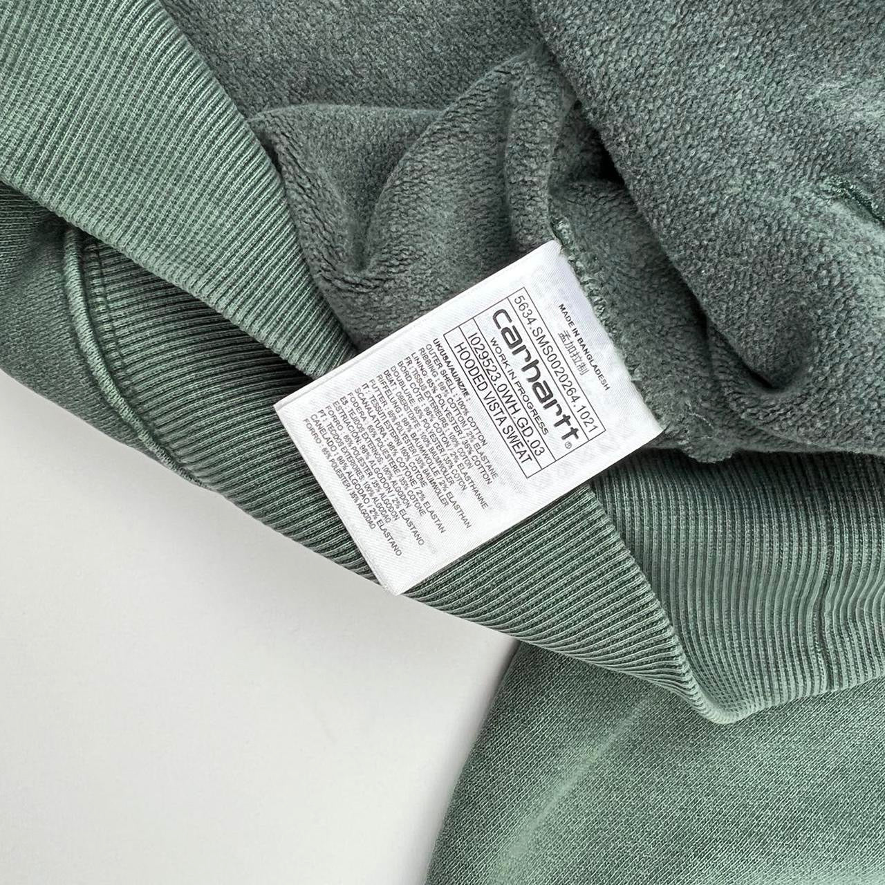 Carhartt WIP Hooded Vista Sweatshirt / Hoodie In Boxwood