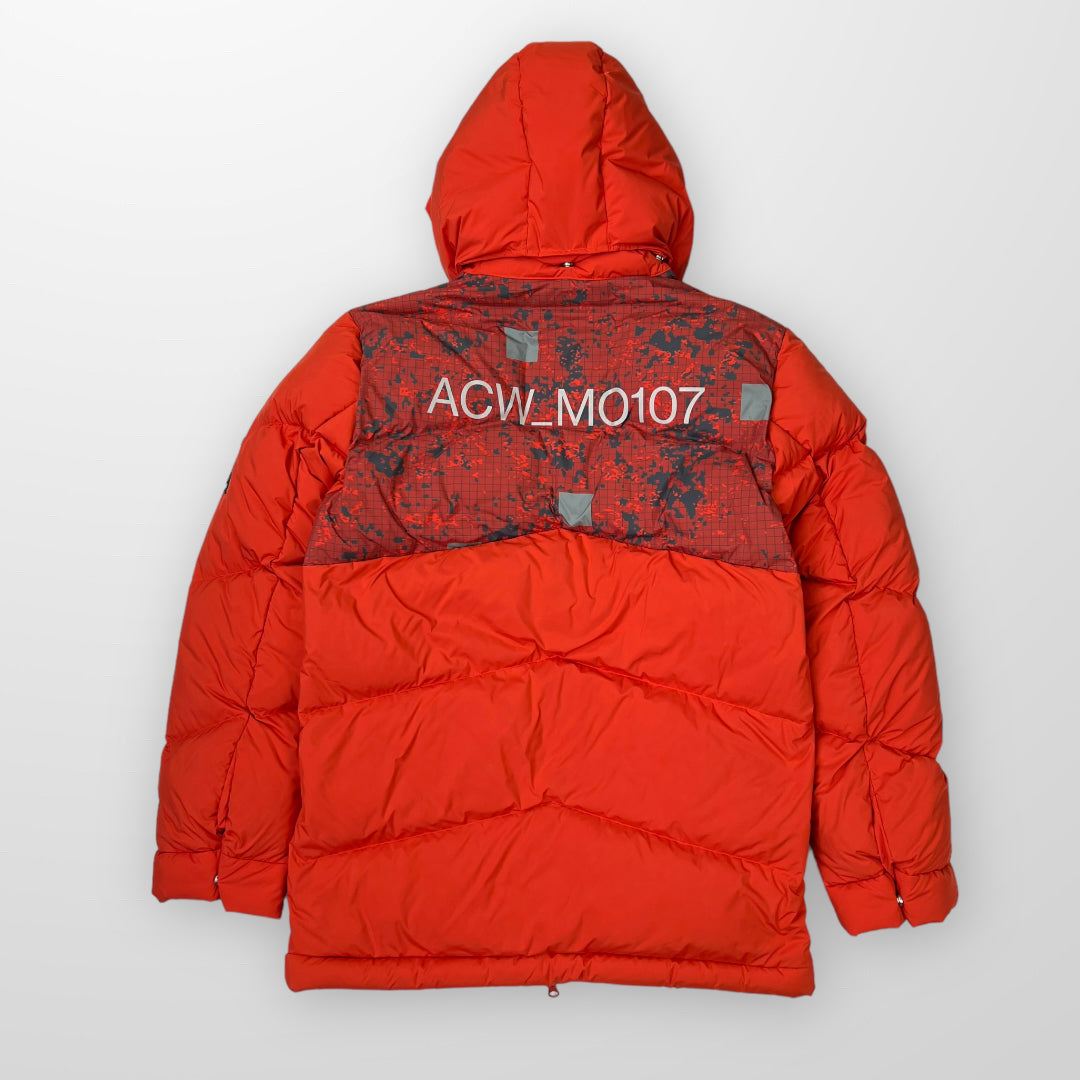 ACW A COLD WALL Panelled Puffer Jacket In Rust