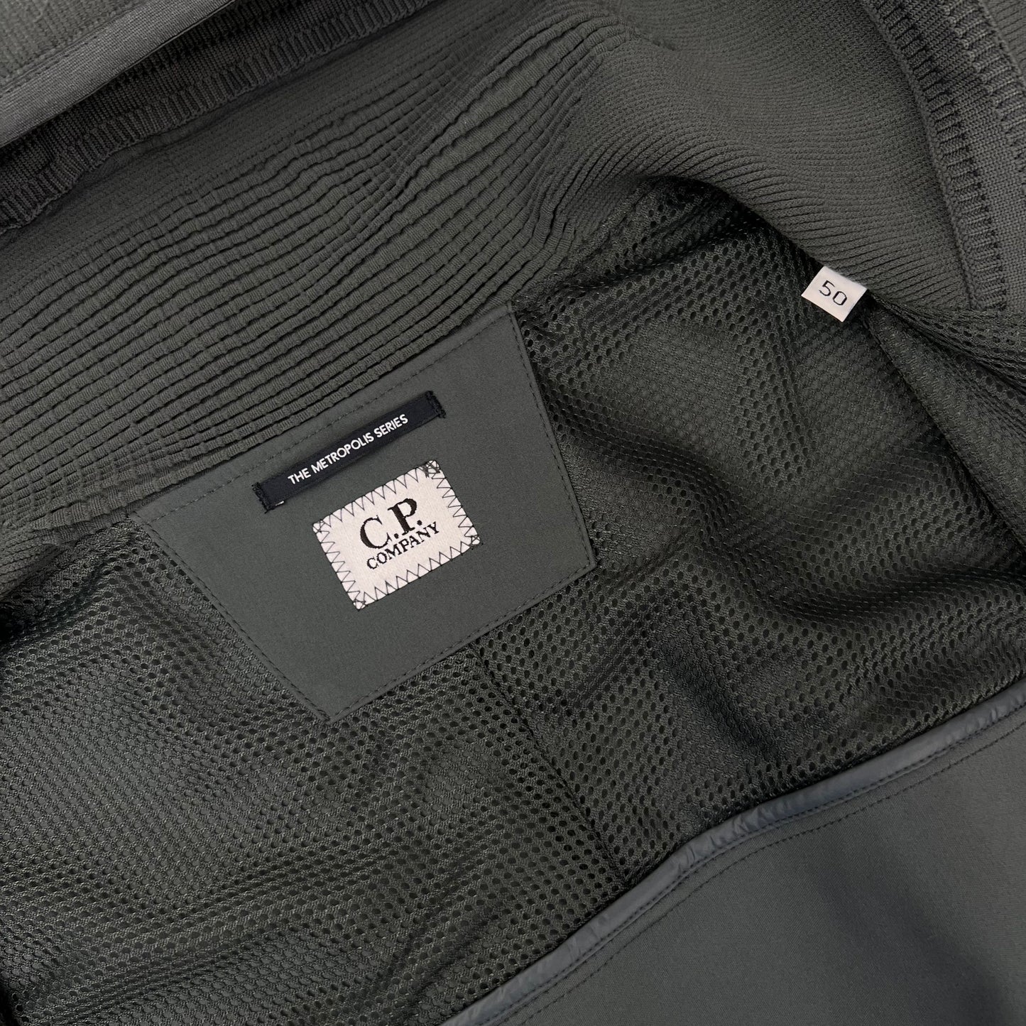 CP Company Soft Shell R Metropolis Jacket In Dark Grey