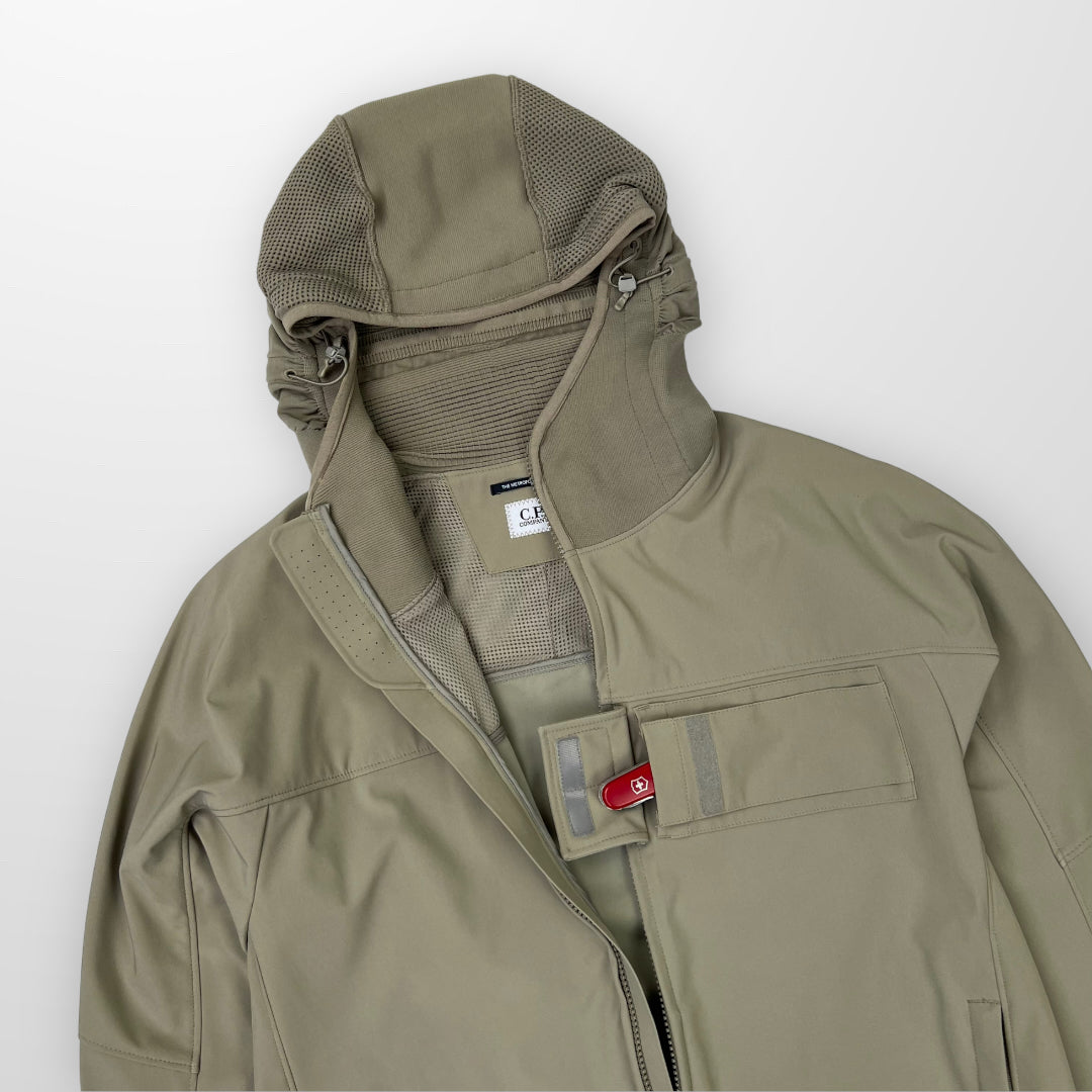 CP Company Soft Shell R Metropolis Jacket In Cream