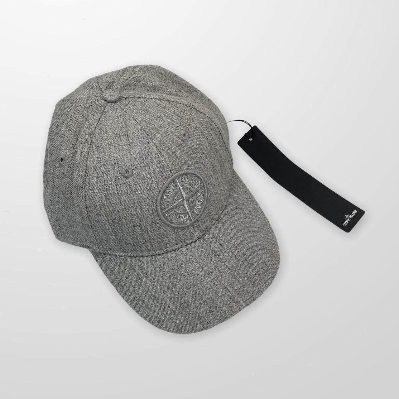 Stone Island Compass Cap In Grey