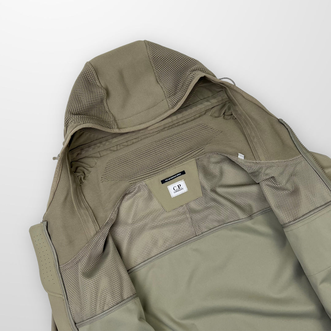 CP Company Soft Shell R Metropolis Jacket In Cream