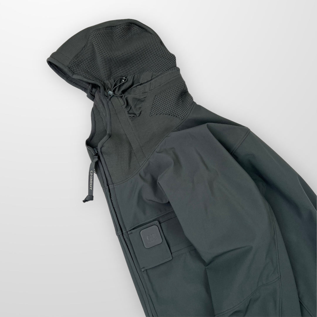 CP Company Soft Shell R Metropolis Jacket In Dark Grey