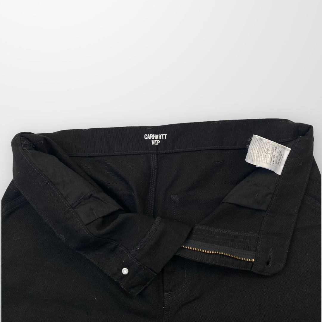 Carhartt WIP Single Knee Wide Leg Pant In Black