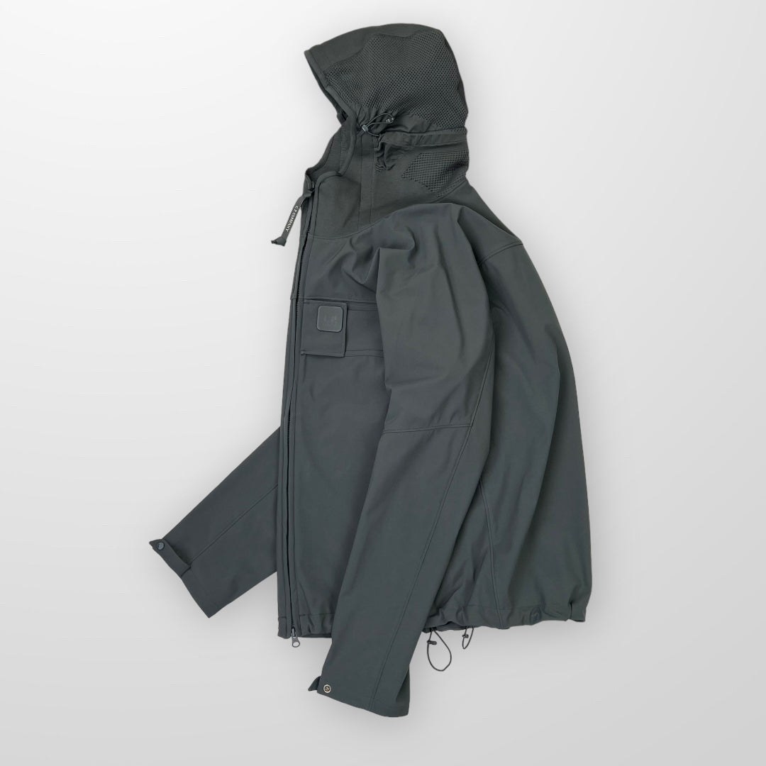 CP Company Soft Shell R Metropolis Jacket In Dark Grey