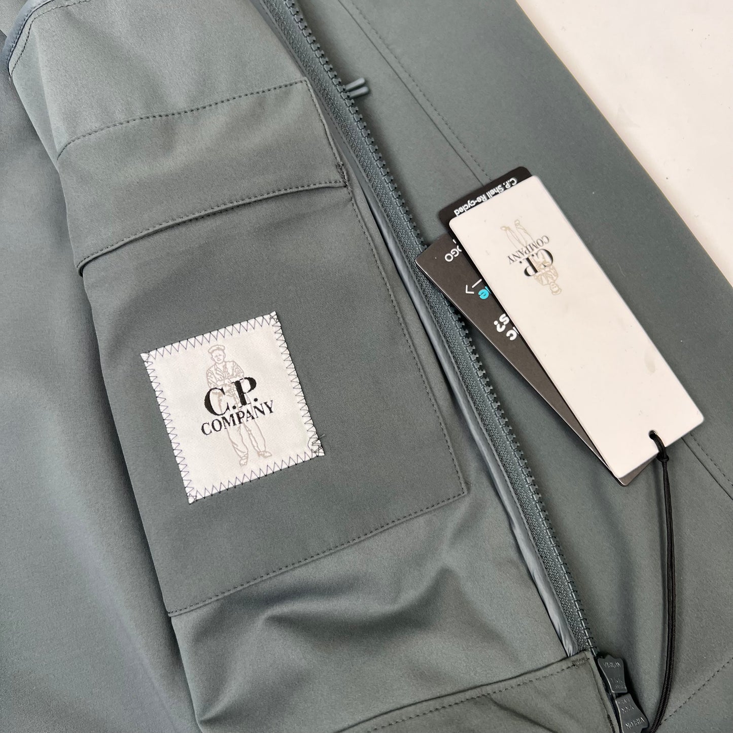 CP Company Soft Shell R Metropolis Jacket In Dark Grey