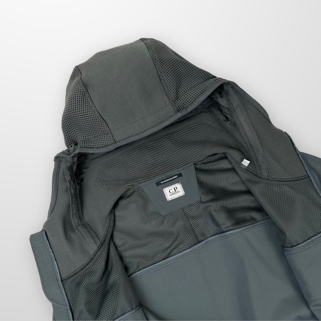 CP Company Soft Shell R Metropolis Jacket In Dark Grey