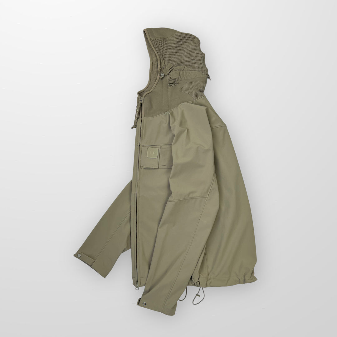 CP Company Soft Shell R Metropolis Jacket In Cream