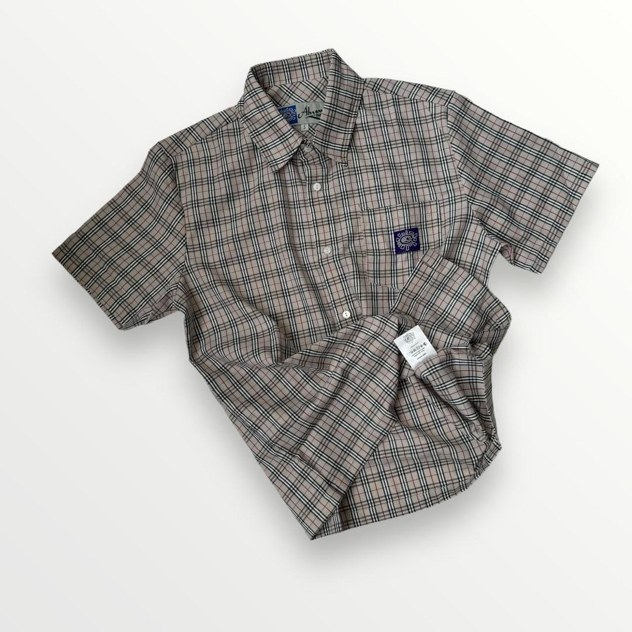 ADWYSD Plaid Shirt In Beige