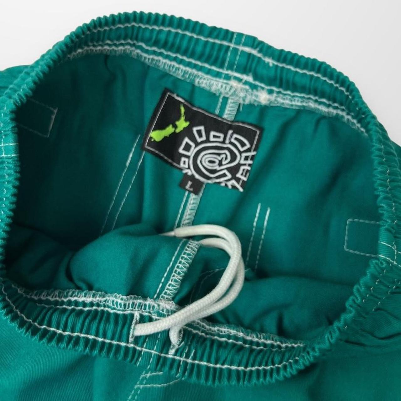 ADWYSD Relaxed Skate Pant / Jeans In Green W/ Contrast Stitching