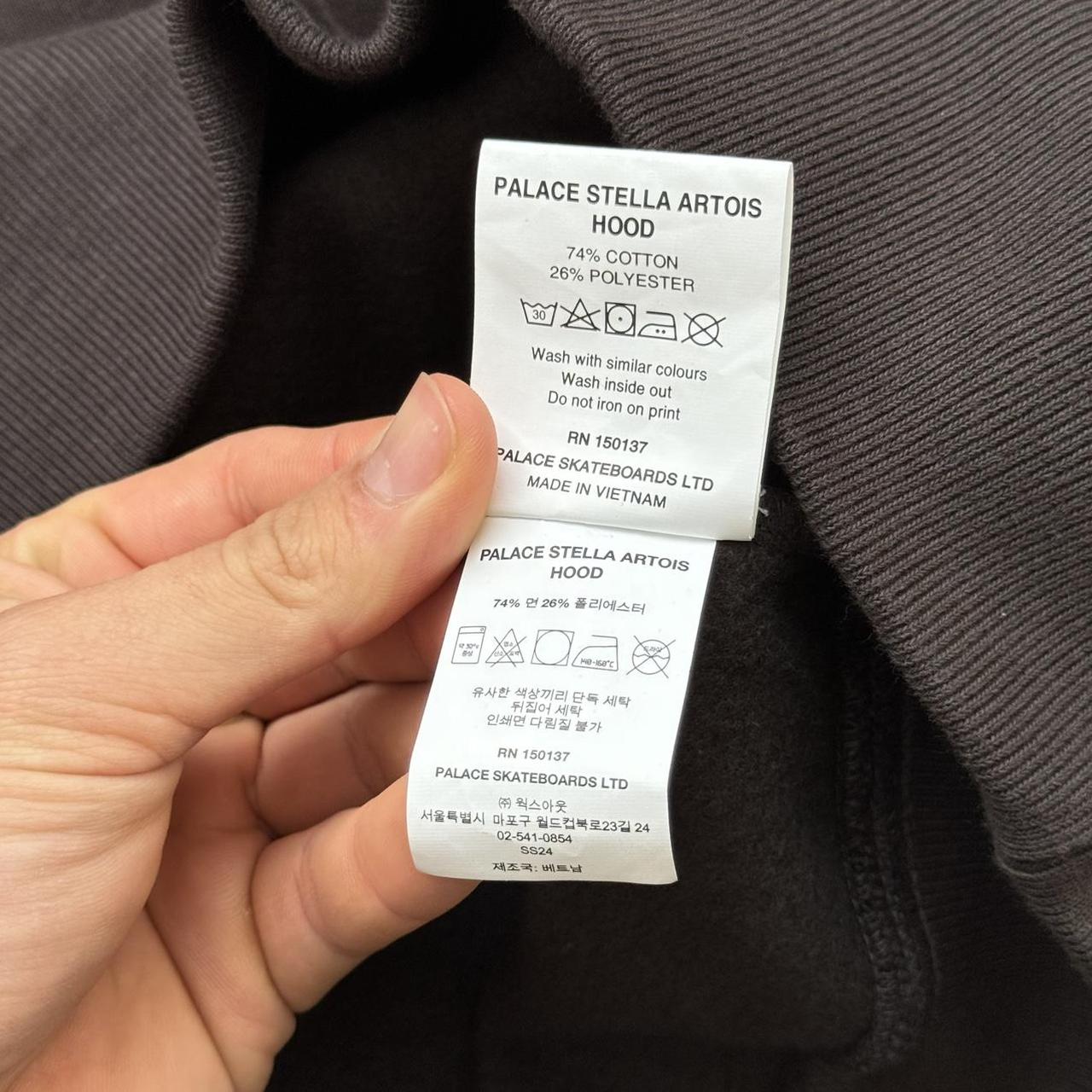 Palace x Stella Artois Hoodie In Black / Brown