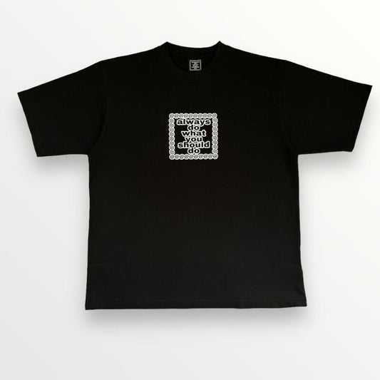 ADWYSD Core T-Shirt In Black & White Print