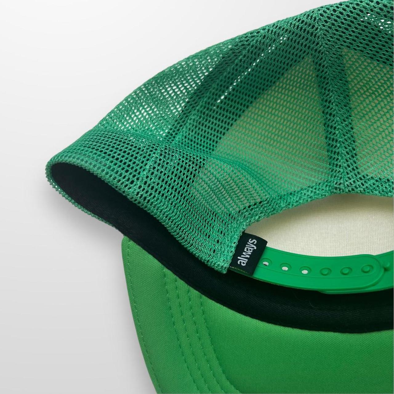 ADWYSD Trucker Mesh Cap In Green & White