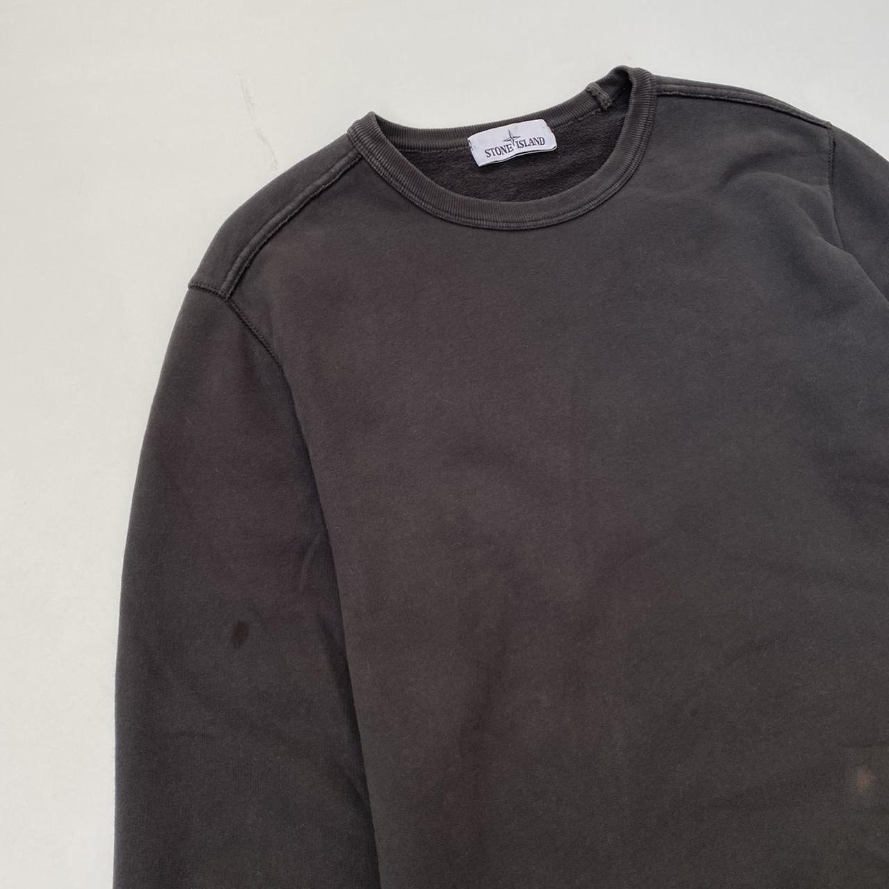 Stone Island Crewneck Sweatshirt In Dark Grey