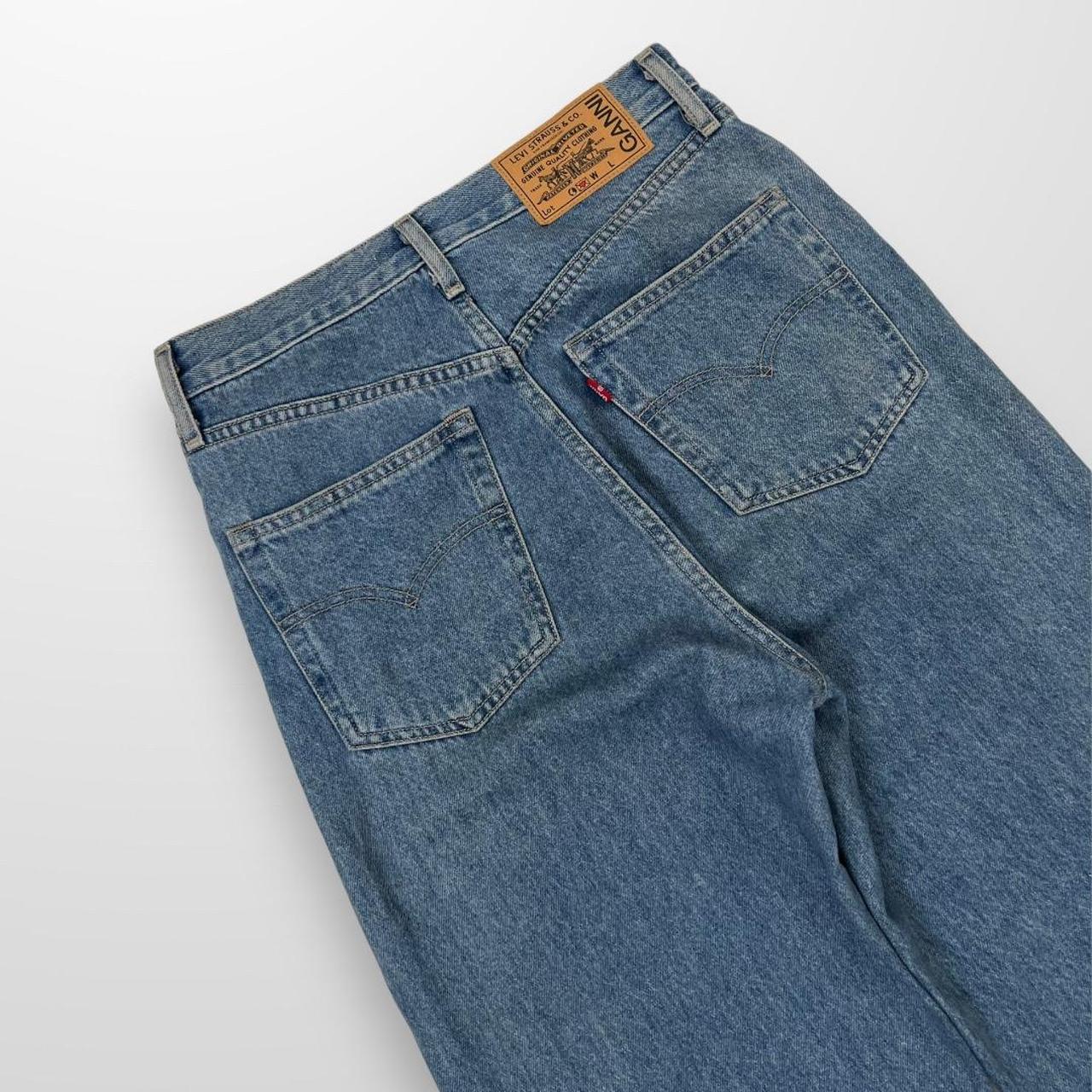 GANNI x Levi’s Straight Leg Jeans In Blue
