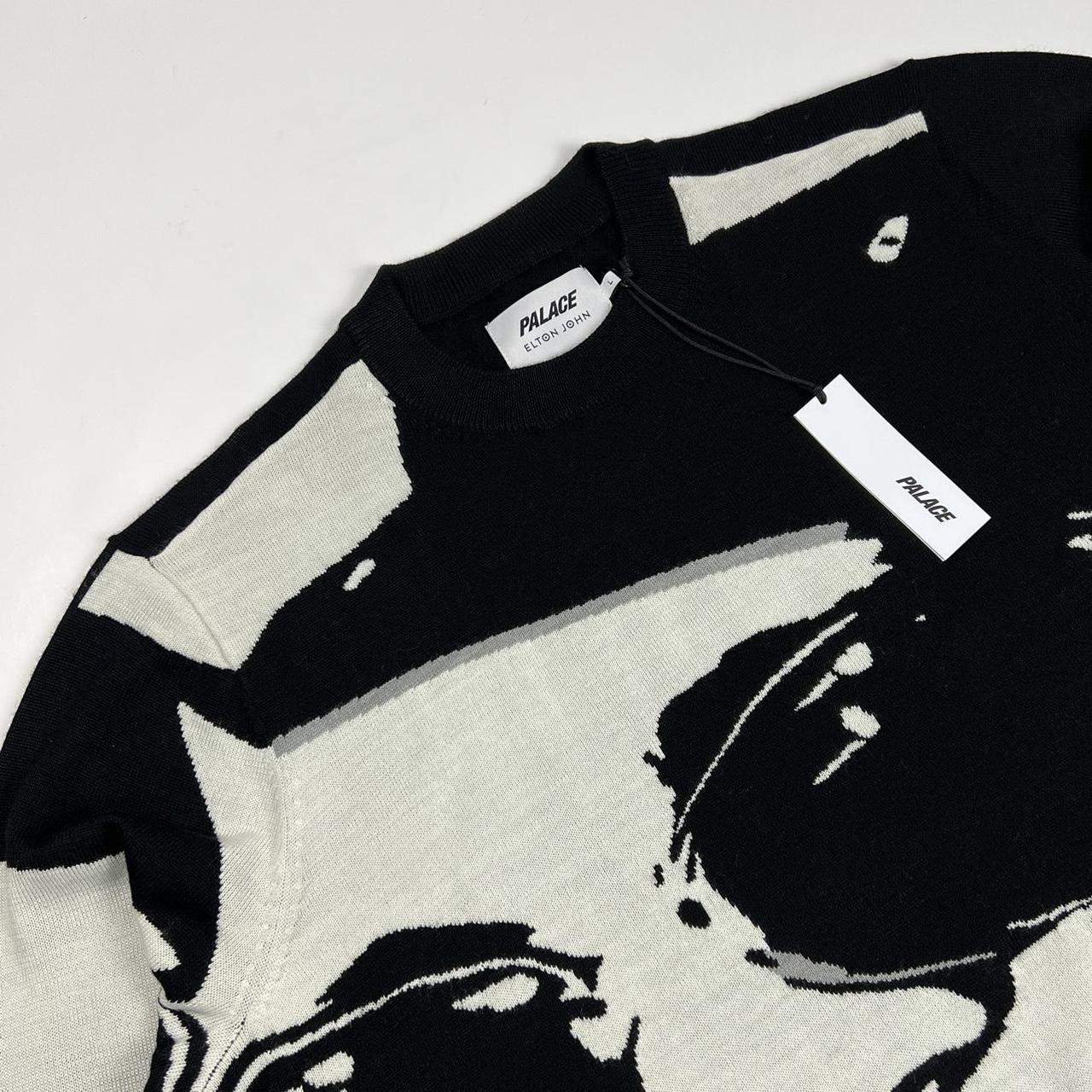 Palace Elton John Jumper In Black & White