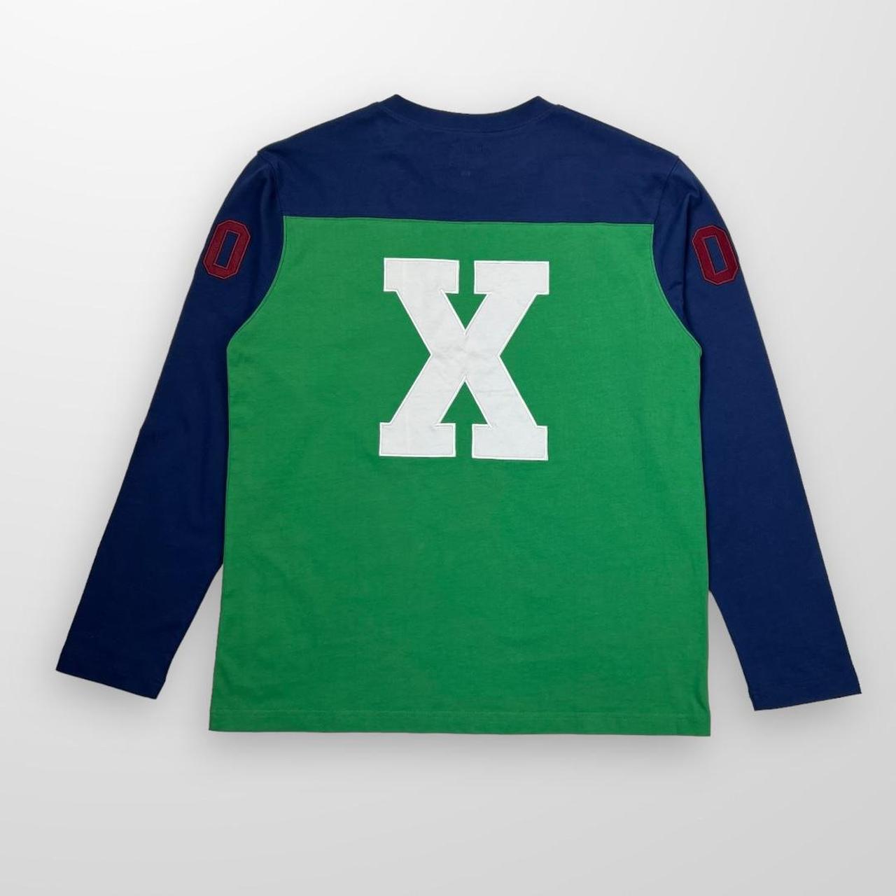 Patta Get Familiar Hockey Jersey / LS T-Shirt In Green & Navy