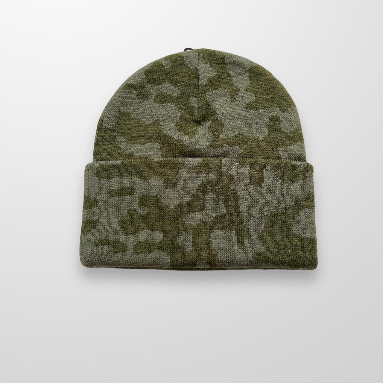Palace x Carhartt WIP Watch Beanie Hat In Dollar Green Camo
