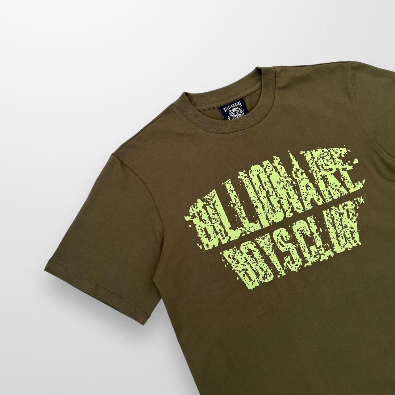 Billionaire Boys Club Static Logo T-Shirt In Olive Green