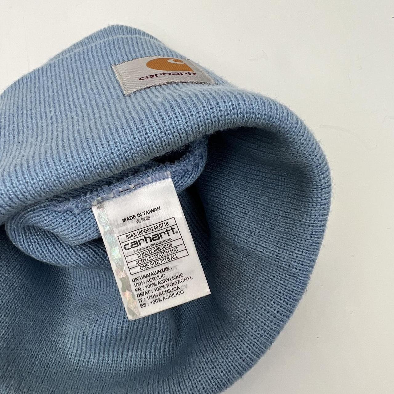 Carhartt WIP Acrylic Watch Beanie Hat In Frosted Blue