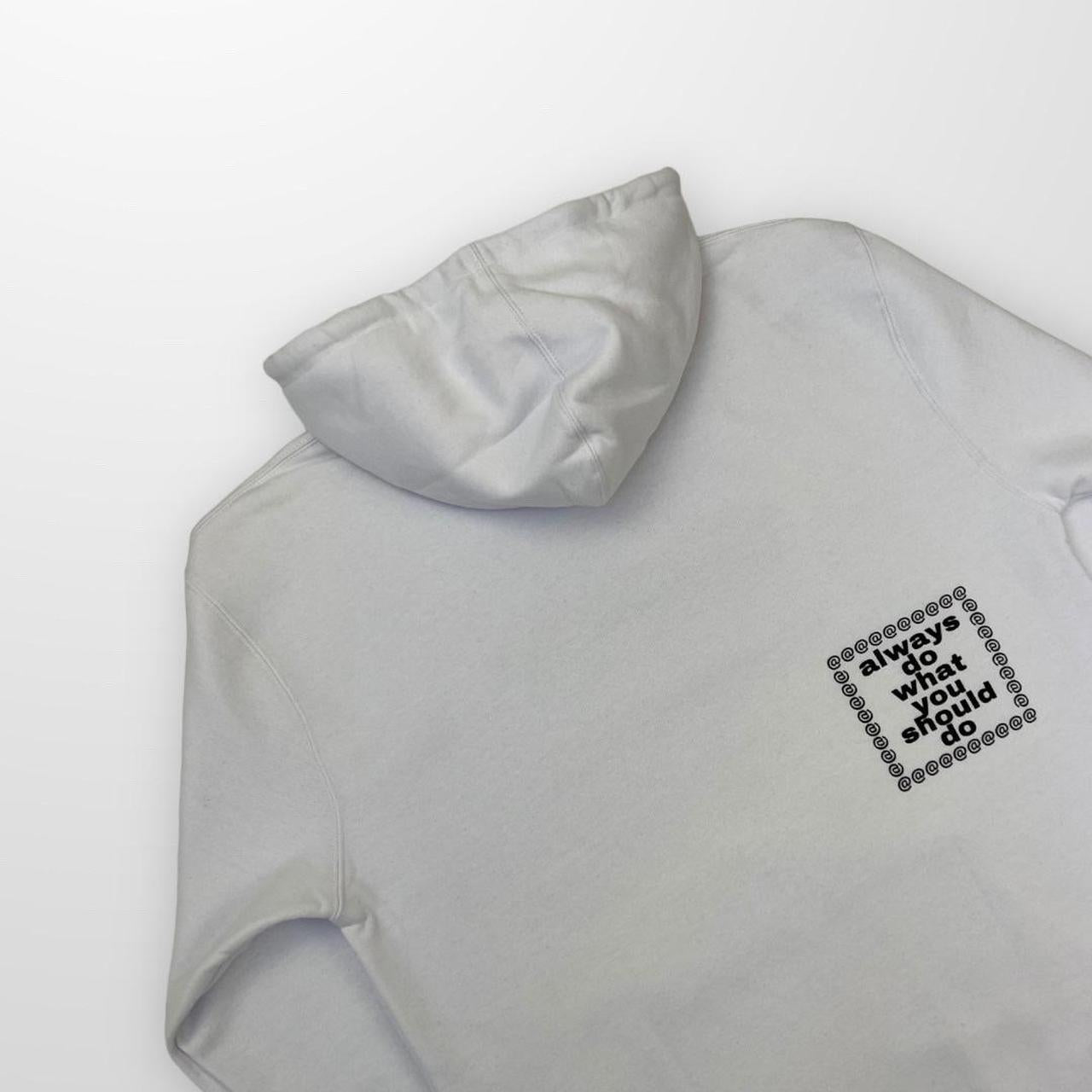 ADWYSD Hoodie In White & Green
