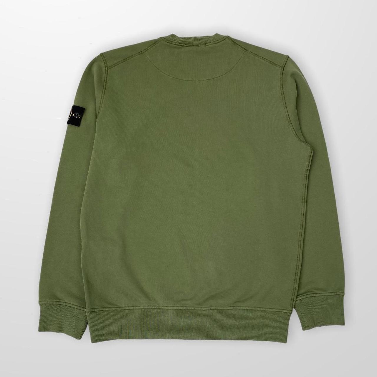 Stone Island Sweatshirt Crewneck In Khaki Green