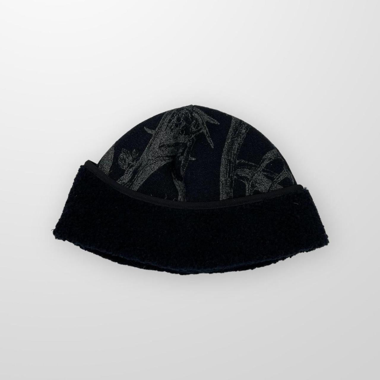 Norbit By Hitoshi Nozawa Boa Printed Beanie Hat In Navy