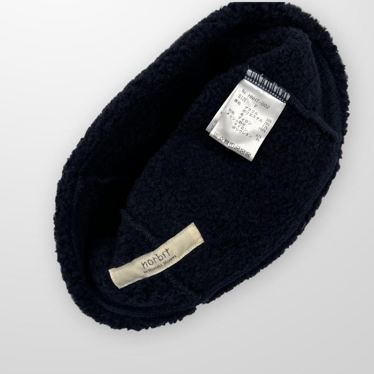 Norbit By Hitoshi Nozawa Boa Printed Beanie Hat In Navy