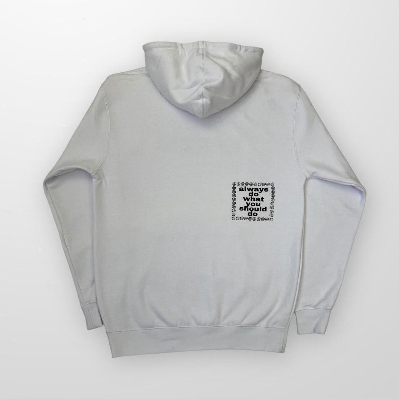 ADWYSD Hoodie In White & Green