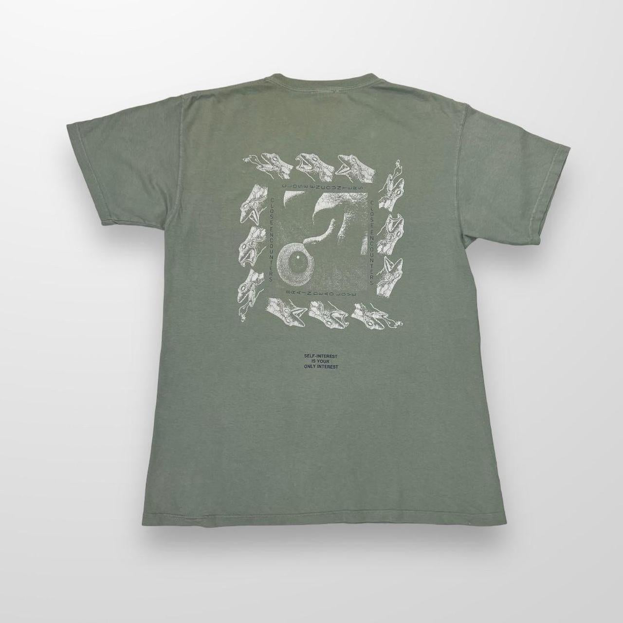 Brain Dead Graphics T-Shirt In Sage Green