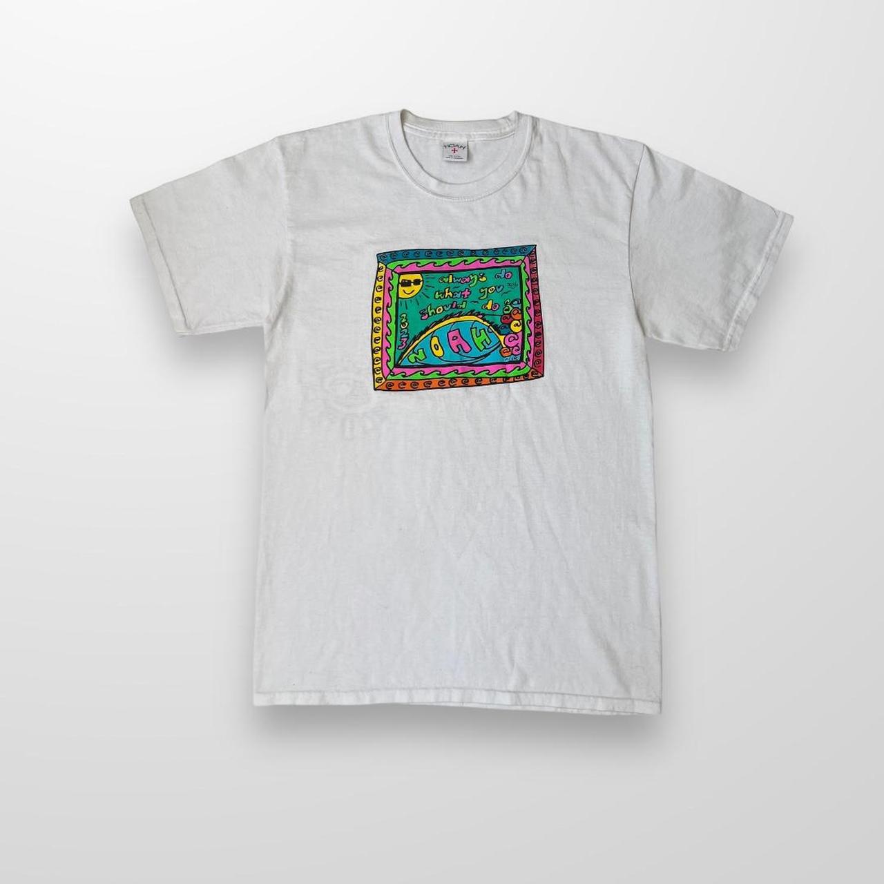 Noah x Always Do What You Should Do Wave T-Shirt In White