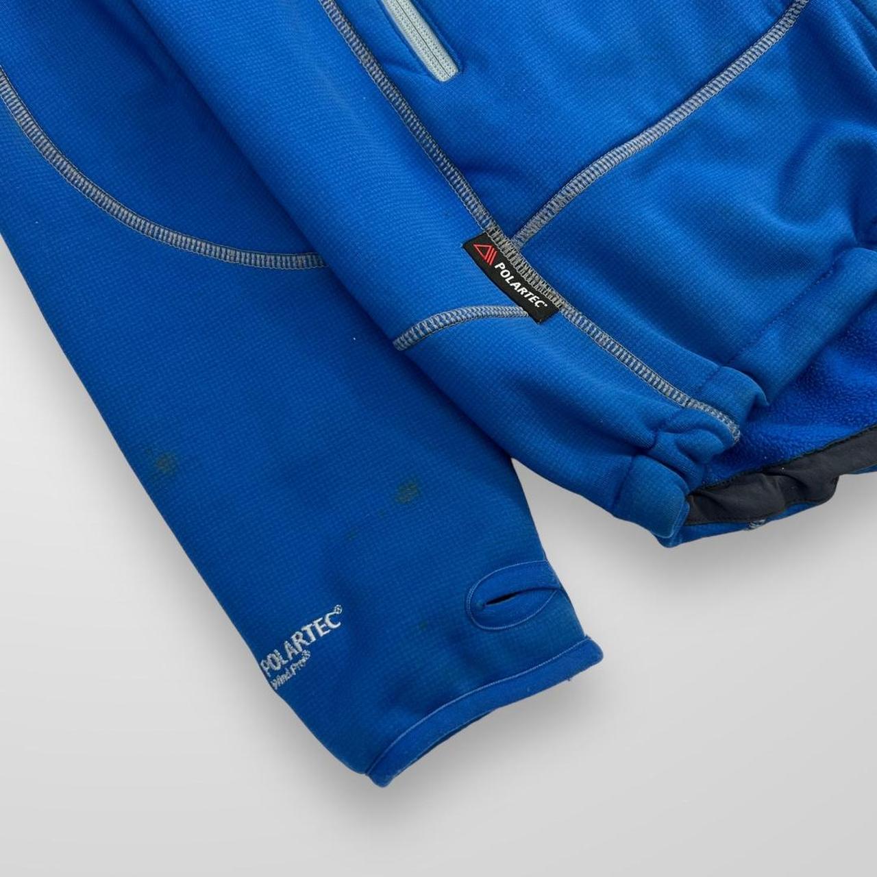 Rab Shadow Hoodie In Blue & Grey Contrast Stitching
