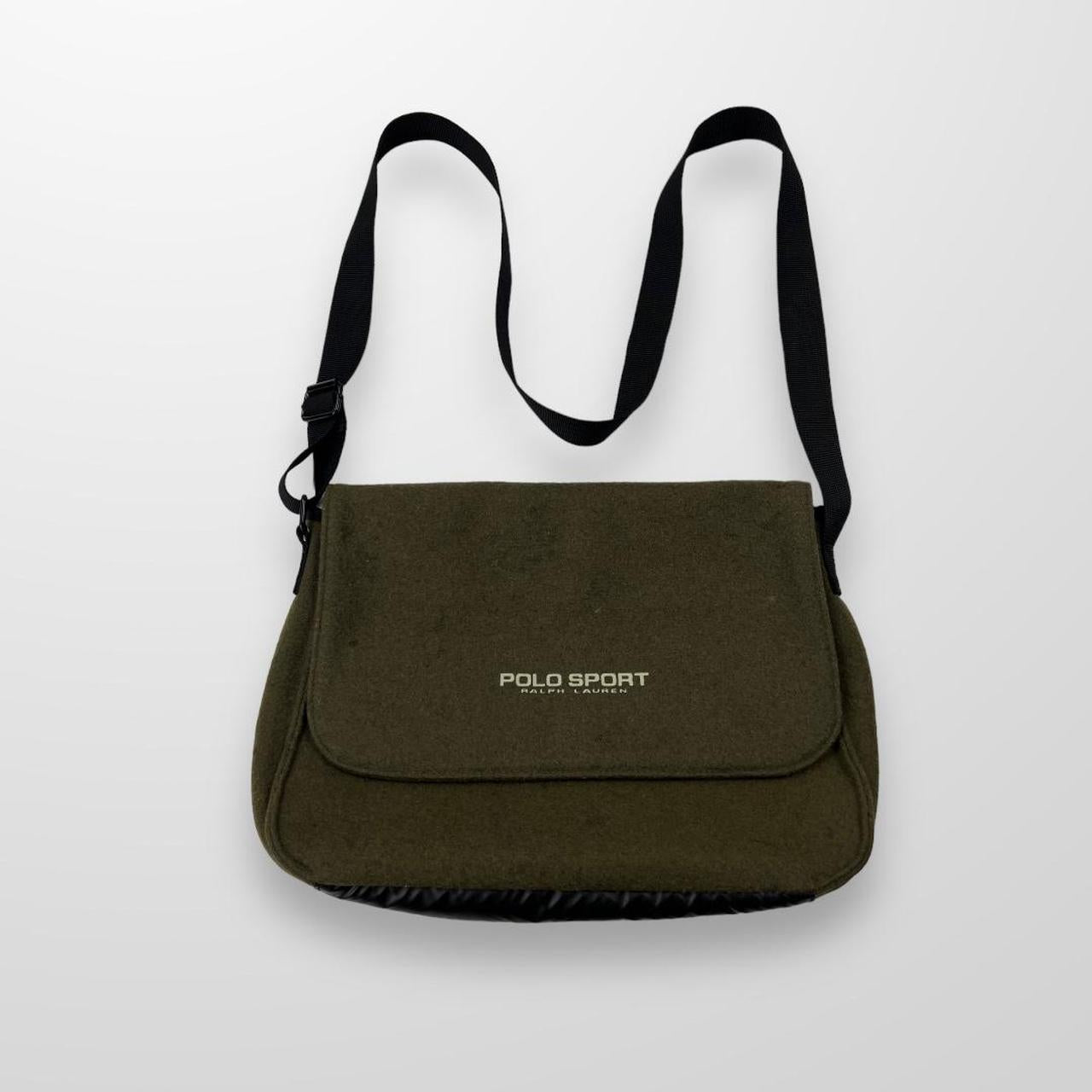 Vintage Ralph Lauren Polo Sport Cross Body Bag In Green