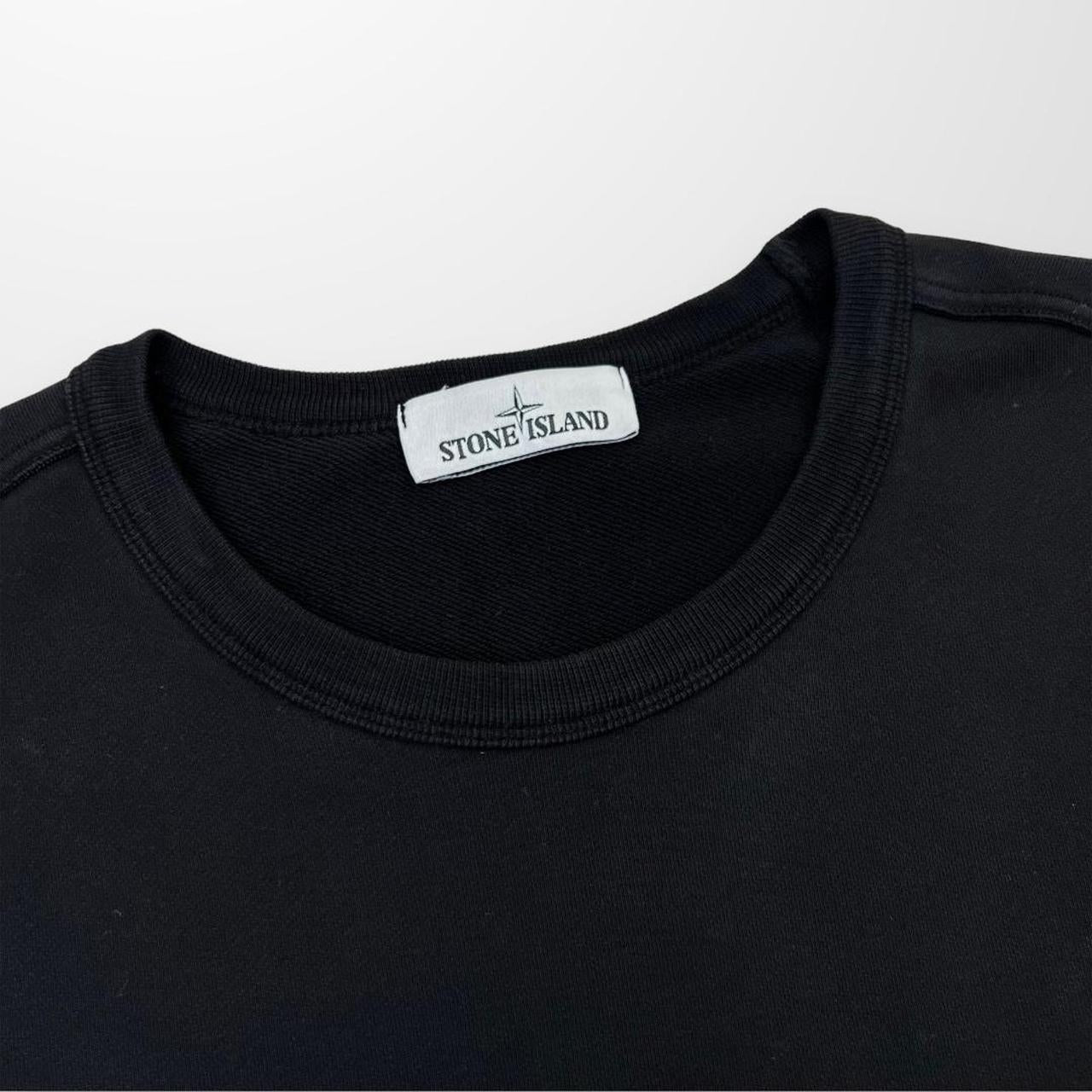 Stone Island Crewneck Sweatshirt In Black