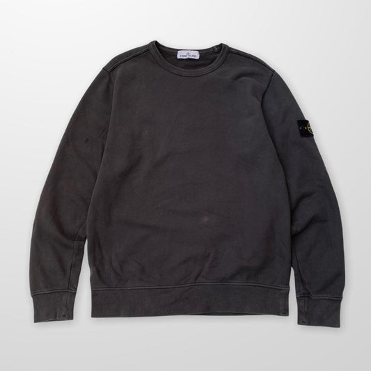 Stone Island Crewneck Sweatshirt In Dark Grey