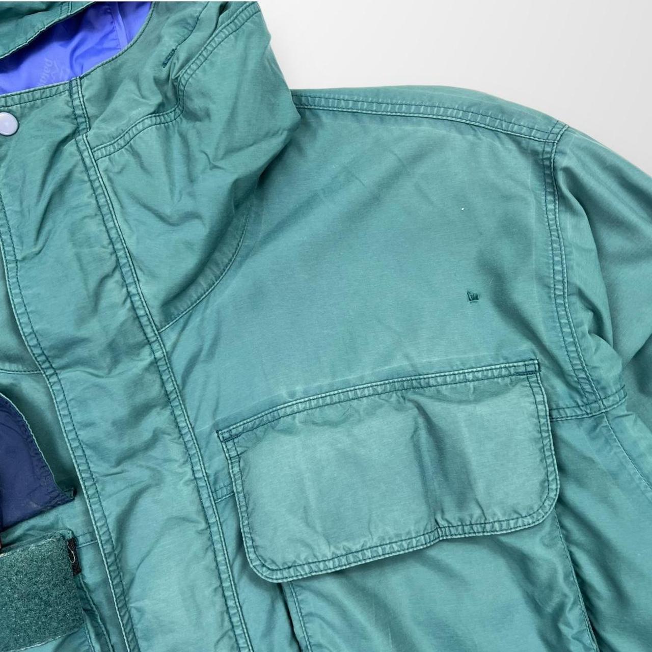 Vintage Patagonia Skanorak Jacket 1/2 Zip In Green & Blue