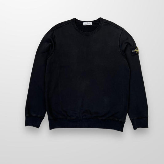 Stone Island Crewneck Sweatshirt In Black