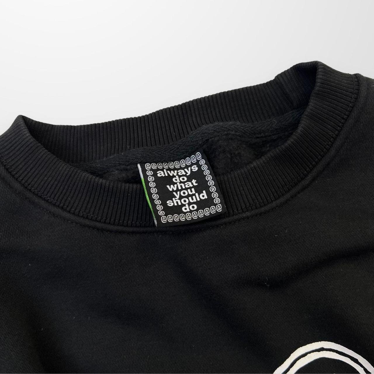 ADWYSD Chain Crewneck Sweatshirt In Black & White