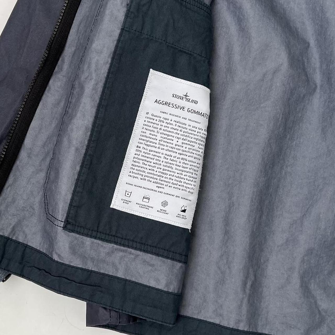 Stone Island Aggressive Gommato Jacket In Grey