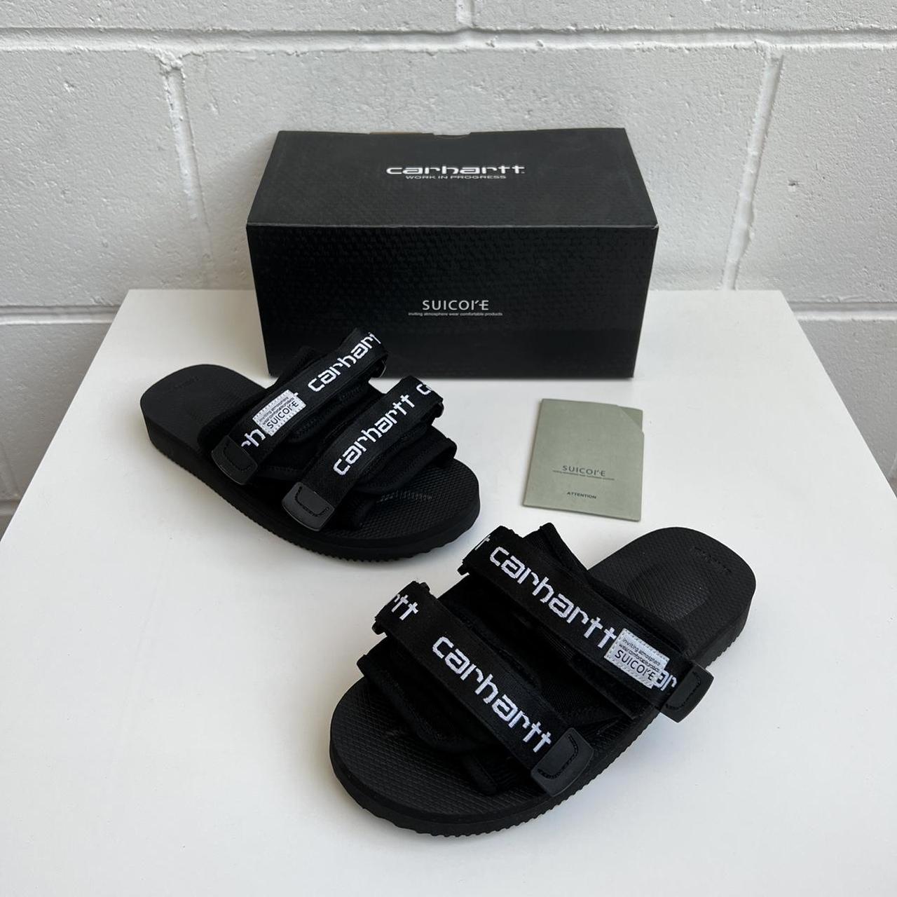 Suicoke Moto x Carhartt WIP Sandals In Black