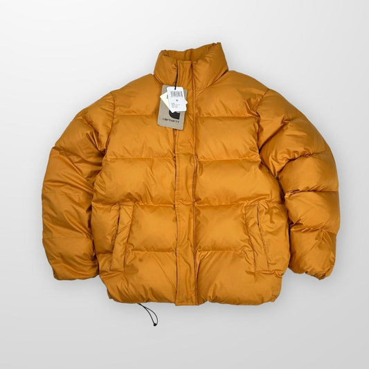 Carhartt WIP Doville Puffer Jacket In Ochre / Yellow