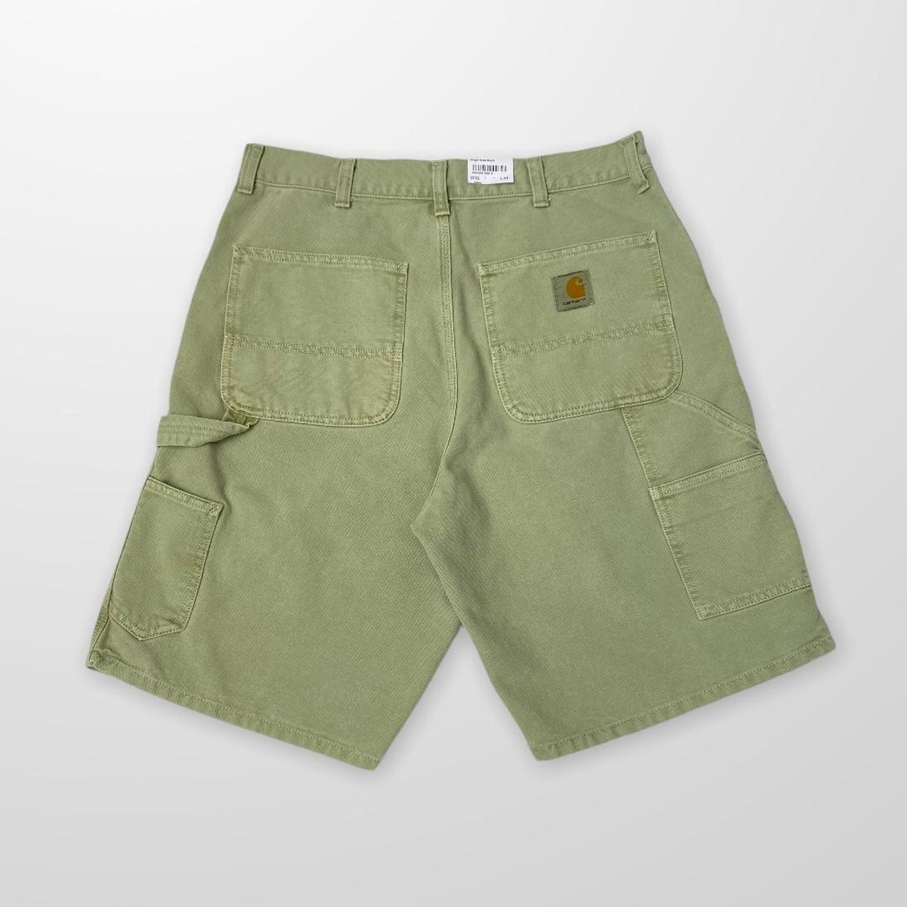 Carhartt WIP Single Knee Shorts In Pale Spearmint